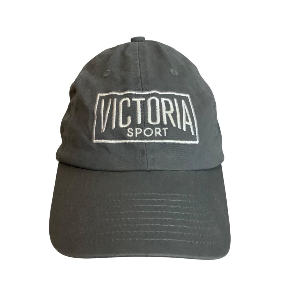 Victoria Sport Gray Baseball Cap Adjustable USA‎ Bayside Cotton Blend Unisex